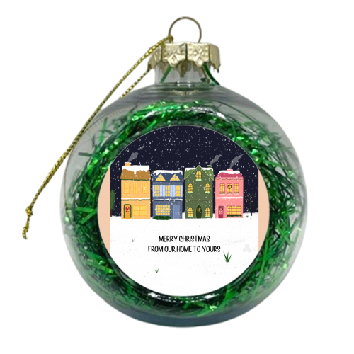 From Our Home - xmas bauble by Pink and Pip