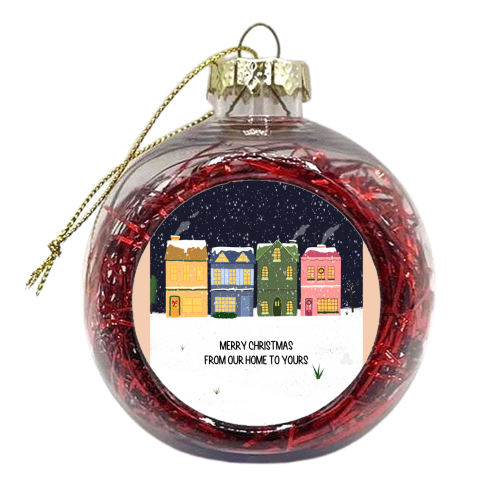 From Our Home - xmas bauble by Pink and Pip