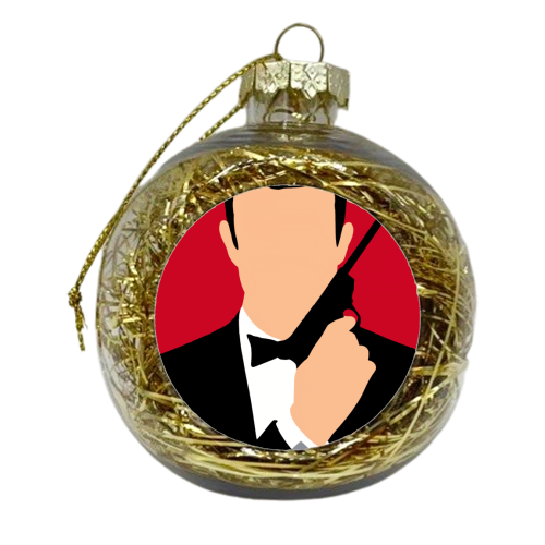 007 Sean - xmas bauble by Danny Welch