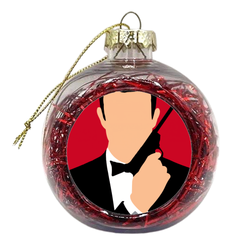 007 Sean - xmas bauble by Danny Welch