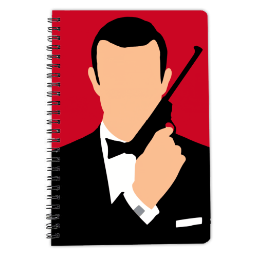 007 Sean - personalised A4, A5, A6 notebook by Danny Welch
