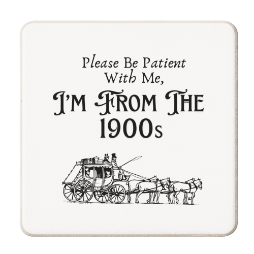 From the 1900s - personalised beer coaster by Lilly Rose