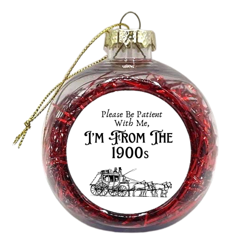 From the 1900s - xmas bauble by Lilly Rose