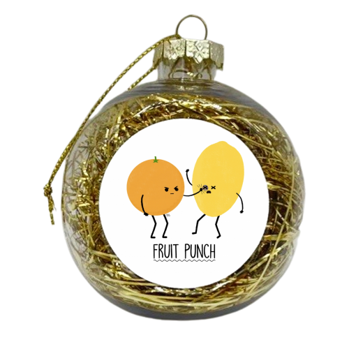 Fruit Punch - xmas bauble by Leeann Walker