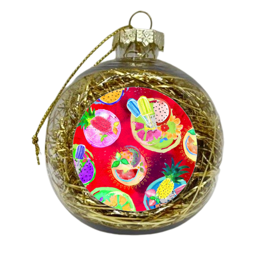 Fruit Punch - xmas bauble by Yaz Raja