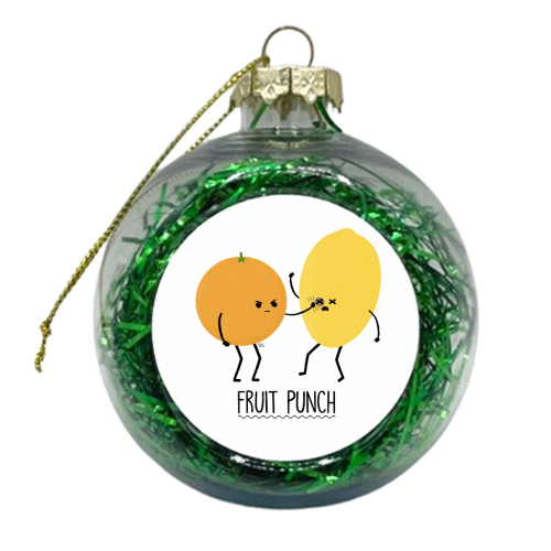 Fruit Punch - xmas bauble by Leeann Walker