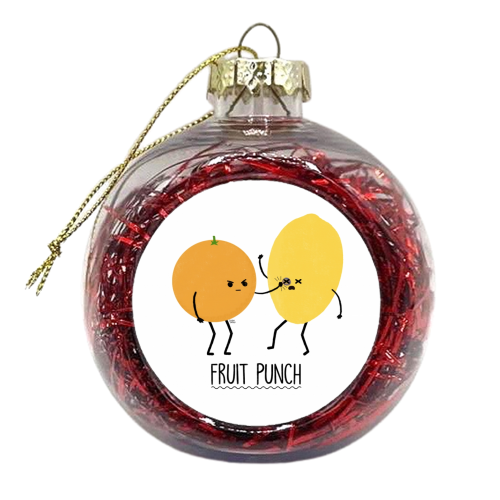 Fruit Punch - xmas bauble by Leeann Walker