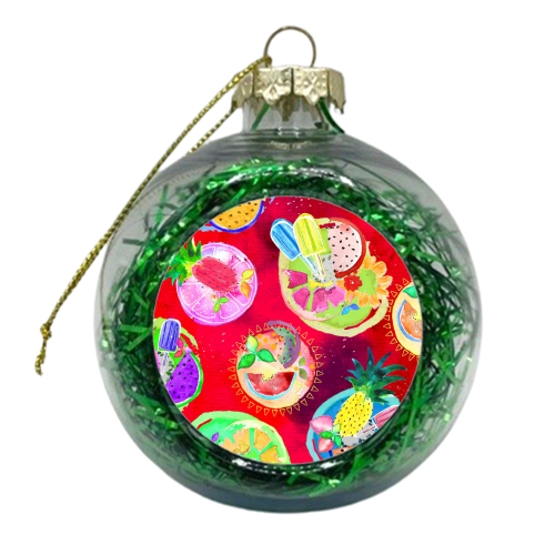 Fruit Punch - xmas bauble by Yaz Raja