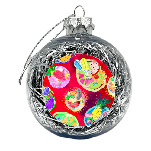 Fruit Punch - xmas bauble by Yaz Raja