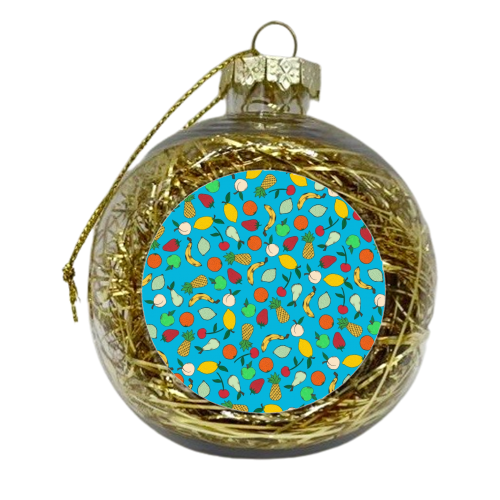 Fruit Salad - xmas bauble by Yazmin Brooks