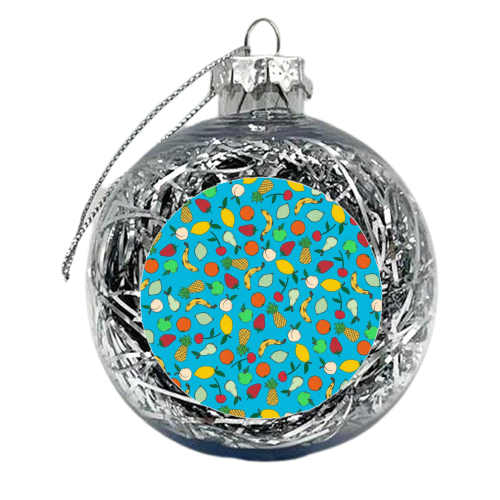 Fruit Salad - xmas bauble by Yazmin Brooks