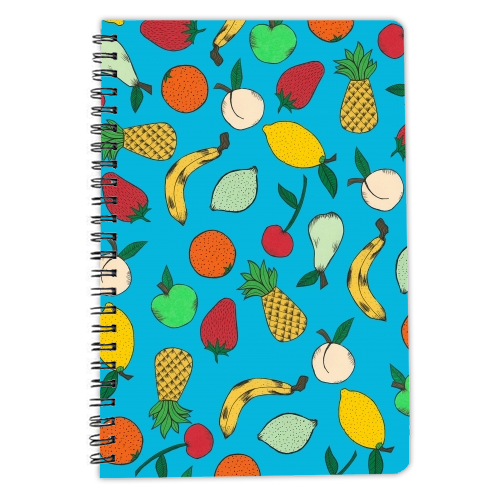 Fruit Salad - personalised A4, A5, A6 notebook by Yazmin Brooks