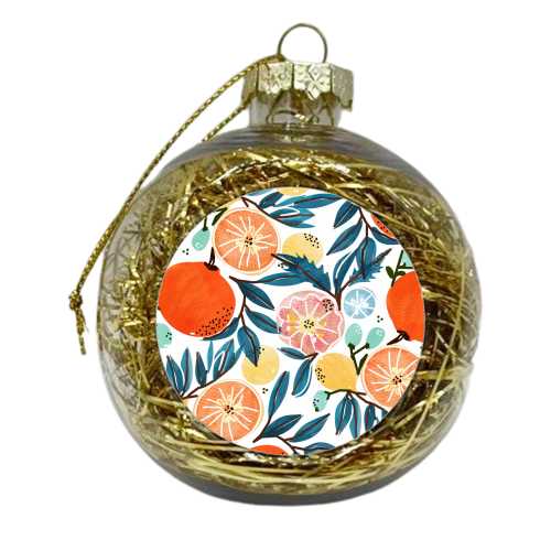 Fruit Shower - xmas bauble by Uma Prabhakar Gokhale