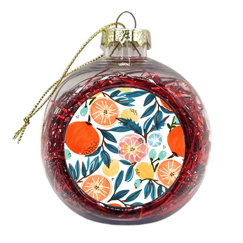 Fruit Shower - xmas bauble by Uma Prabhakar Gokhale