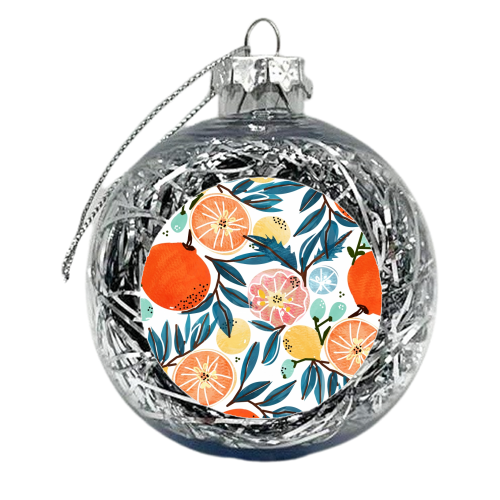 Fruit Shower - xmas bauble by Uma Prabhakar Gokhale