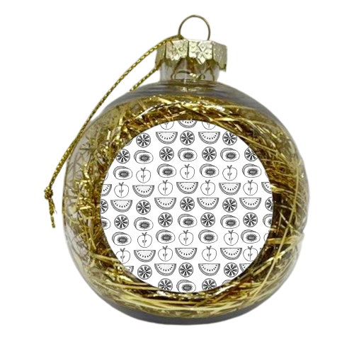 Fruit Slices - xmas bauble by Yazmin Brooks