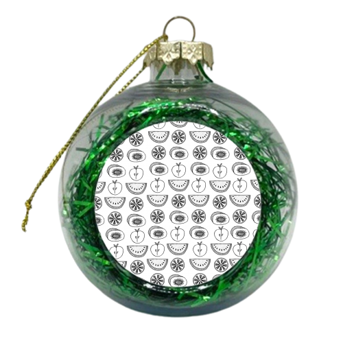 Fruit Slices - xmas bauble by Yazmin Brooks