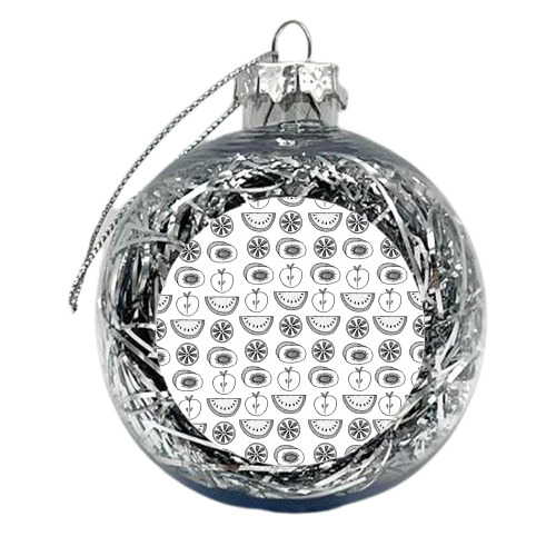 Fruit Slices - xmas bauble by Yazmin Brooks