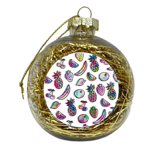 Fruit Splash - xmas bauble by Cassie Swindlehurst