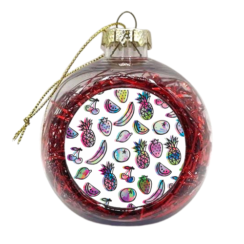 Fruit Splash - xmas bauble by Cassie Swindlehurst