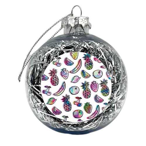 Fruit Splash - xmas bauble by Cassie Swindlehurst