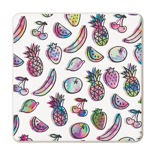 Fruit Splash - personalised beer coaster by Cassie Swindlehurst