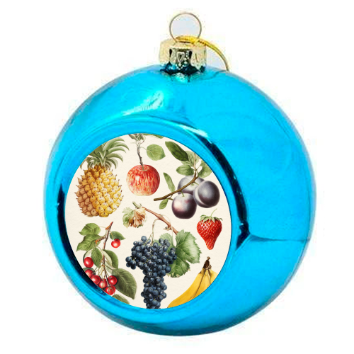 Fruits Collection - colourful christmas bauble by Gal Design
