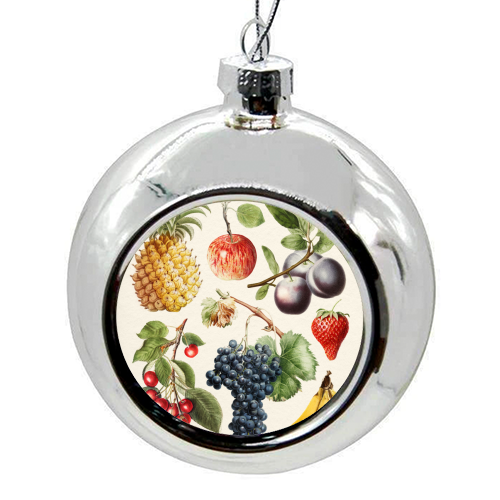 Fruits Collection - colourful christmas bauble by Gal Design