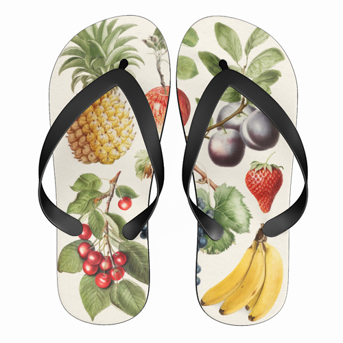 Fruits Collection - funny flip flops by Gal Design