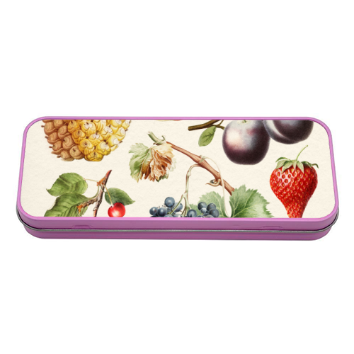 Fruits Collection - tin pencil case by Gal Design