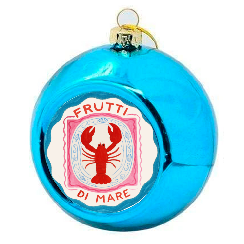 Frutti Di Mare - colourful christmas bauble by Ms Doodle