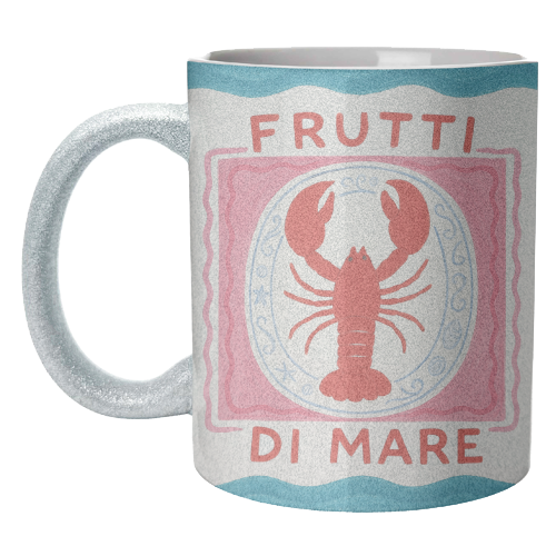 Frutti Di Mare - unique mug by Ms Doodle