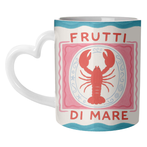Frutti Di Mare - unique mug by Ms Doodle