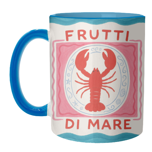 Frutti Di Mare - unique mug by Ms Doodle