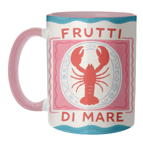 Frutti Di Mare - unique mug by Ms Doodle