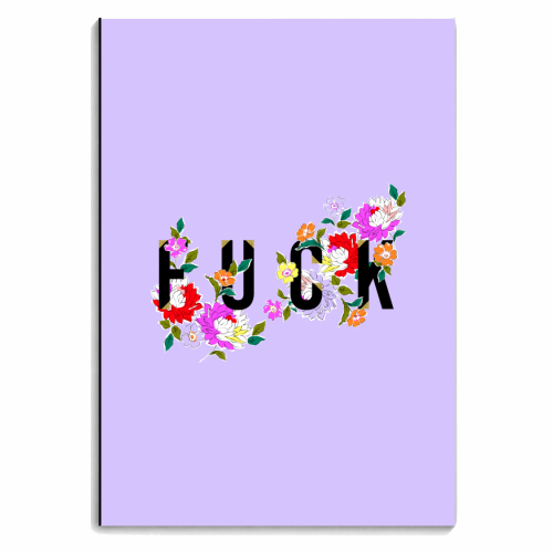 FUCK FLORAL - personalised A4, A5, A6 notebook by PEARL & CLOVER