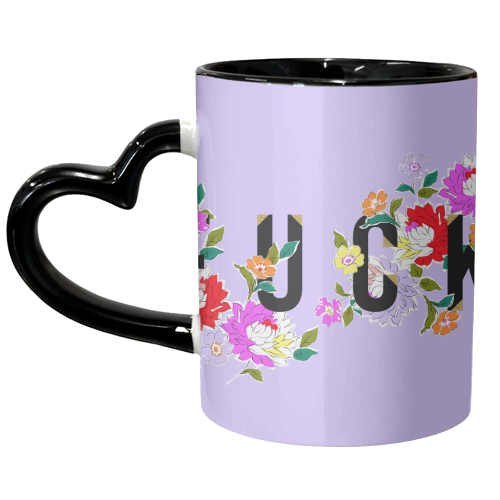 FUCK FLORAL - unique mug by PEARL & CLOVER