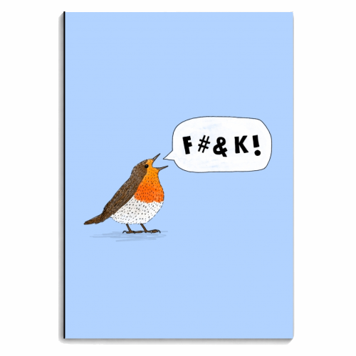 Fuck Robin - personalised A4, A5, A6 notebook by Martina Scott
