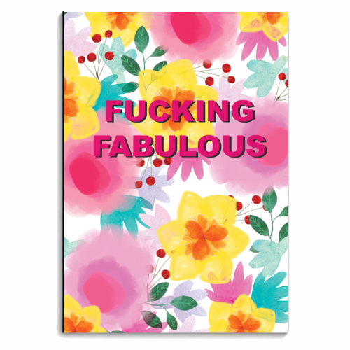 Fucking Fabulous - personalised A4, A5, A6 notebook by The Boy and the Bear