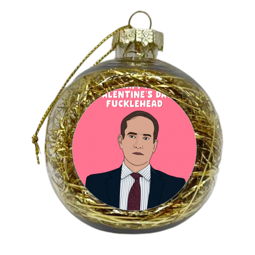 Fucklehead - xmas bauble by Pink and Pip