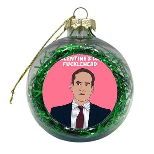Fucklehead - xmas bauble by Pink and Pip
