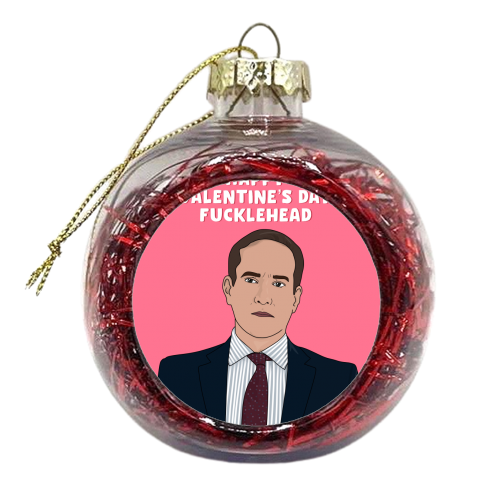 Fucklehead - xmas bauble by Pink and Pip