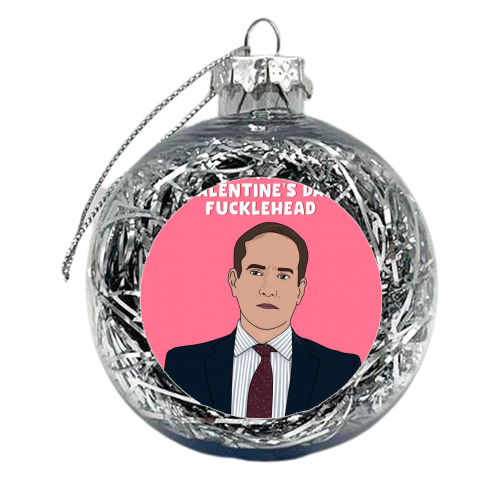Fucklehead - xmas bauble by Pink and Pip