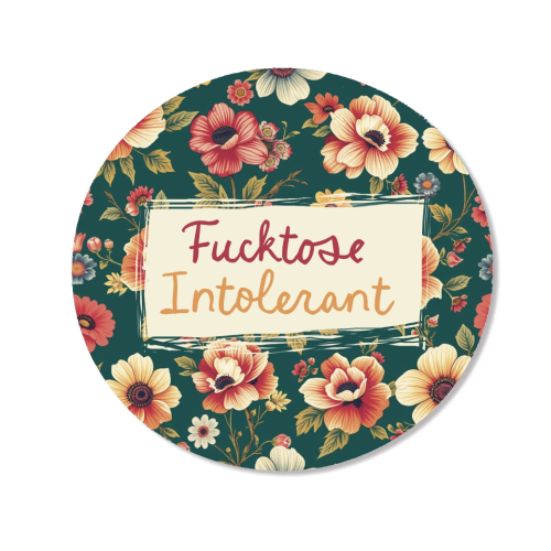 Fucktose Intolerant vintage style gift - Magnet by Giddy Kipper