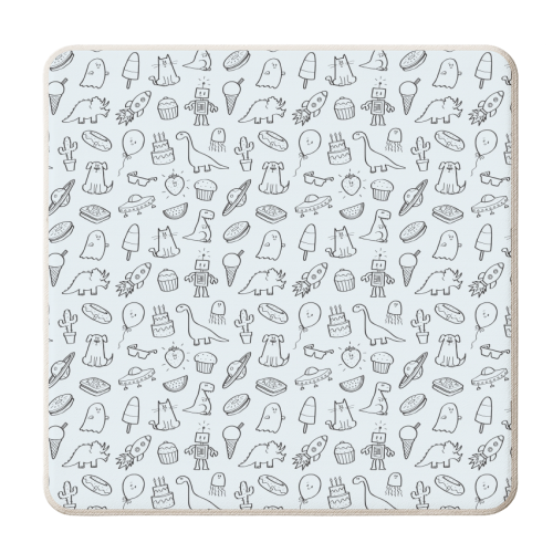 Fun Print - personalised beer coaster by Carl Batterbee