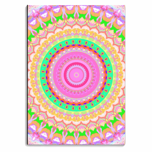 Funky Mandala - personalised A4, A5, A6 notebook by Kaleiope Studio