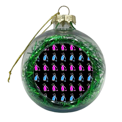 funky nail polish pattern - xmas bauble by Anastasios Konstantinidis