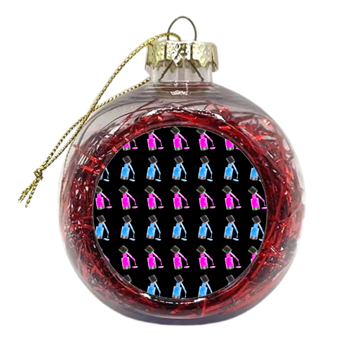 funky nail polish pattern - xmas bauble by Anastasios Konstantinidis