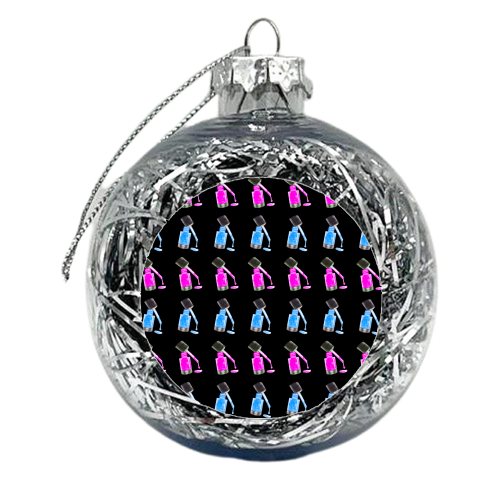 funky nail polish pattern - xmas bauble by Anastasios Konstantinidis