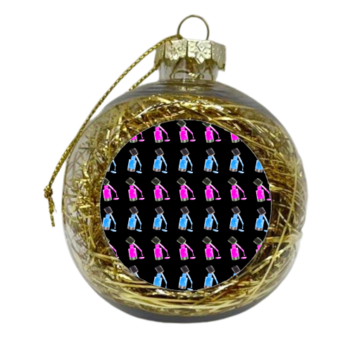 funky nail polish pattern - xmas bauble by Anastasios Konstantinidis